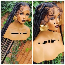 Full lace knotless braided