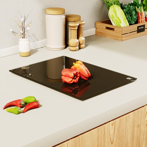 Rectangle glass chopping board - chopping,