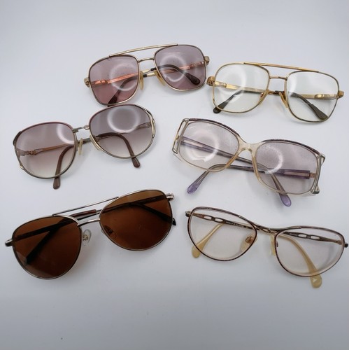 Lot vintage glasses - glasses, frames
