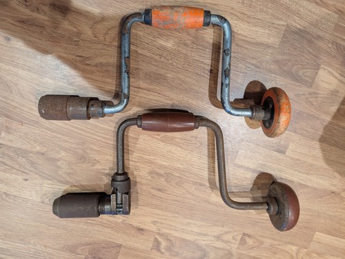 Vintage hand brace drills - vintage,