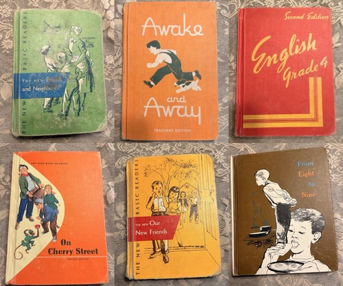 Vintage school books choose - school,