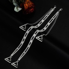 2pcs Fashion Rhinestone Bra