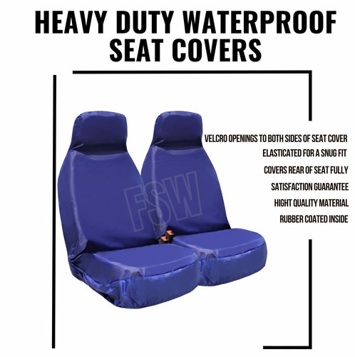 Seat covers van blue - seat,