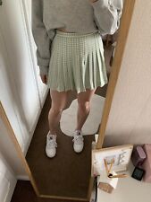 Zara checked pleated skort