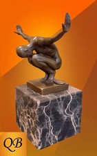 Art deco bronze figurine - bronze,