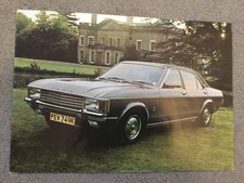 Ford Granada single Sheet 1972 Brochure in VGC Bi16