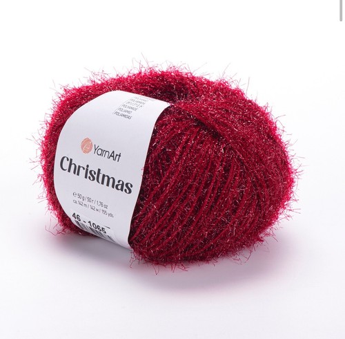 Yarn art christmas sparkly - art,