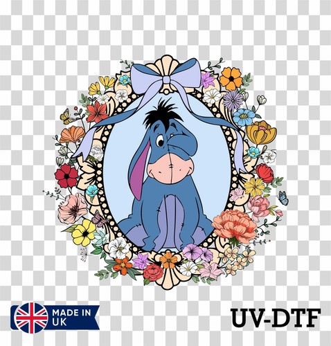 Floral eeyore dtf - eeyore,