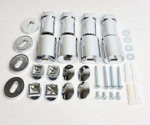 Chrome metal brackets for - brackets,