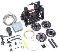 NEW Electric Household Spinning Wheel Wool Spinning Fibre Spinning Wheel w Pedal