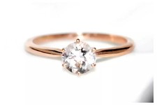 9ct Rose Gold Morganite