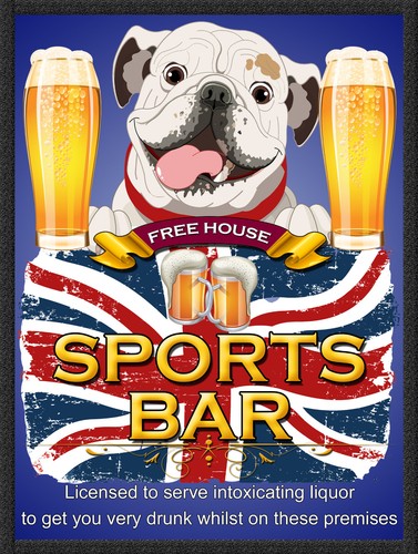 British bulldog sports - british, bar