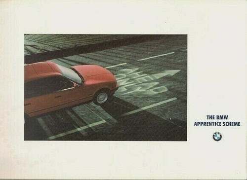 Bmw apprentice scheme c1988 - scheme,