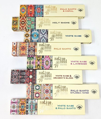 Native soul smudge incense set - native,