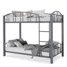 GRAVEE Metal Bunk Bed Twin