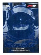 Topps James Hunt Blue Floor It