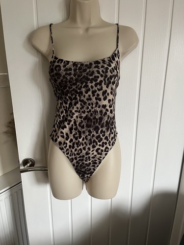 Ladies brown black leopard - brown/black,