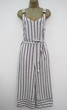 F&F IVORY STRIPE LINEN MIX