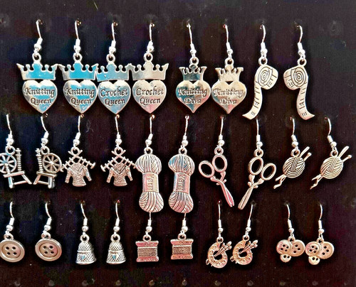 Tibetan silver theme - , earrings
