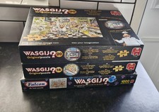 Wasgij 1000 Piece Jigsaw Puzzles X 3 Original 18 And 20 Destiny 3 Not Complete