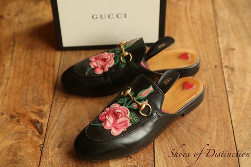 Gucci princetown black - gucci, leather