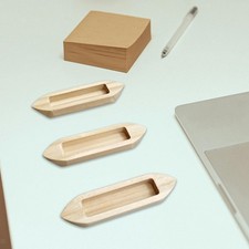 3Pcs Wooden Boat Unfinished Ornament DIY Projects Wood Boat Model for Bedroom