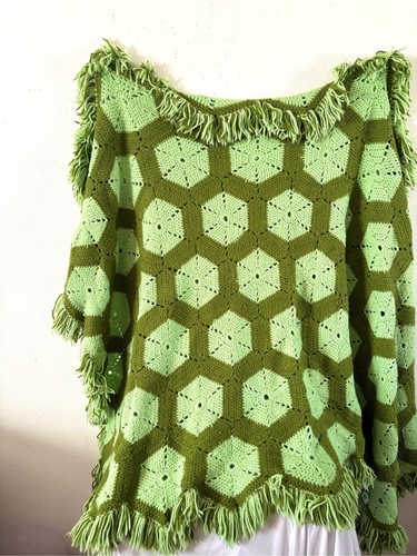 Vintage handmade chartreuse