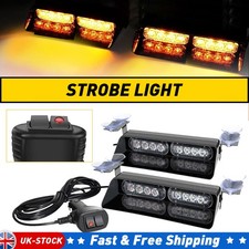 Amber 16 LED Windshield Strobe