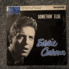 RARE ROCKABILLY Eddie Cochran Somethin' Else 45 EP UK Mono EX+