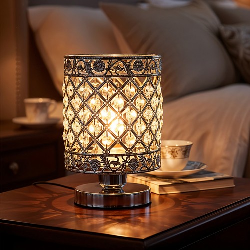 Luxury crystal table lamp - luxury,