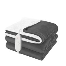 Electric Heated Fleece Throw