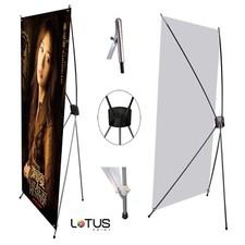 X-Display Banner Frame Portable Stand 60 X 160 Cm Pop up Exhibition Display