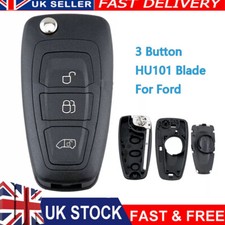 3 Button Flip key Fob Case Shell for Ford Transit Custom MK8 remote 2013 - 2020