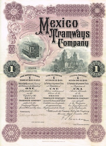 Mexico tramways company - mexico,