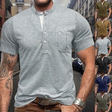 Mens Casual Short Sleeve