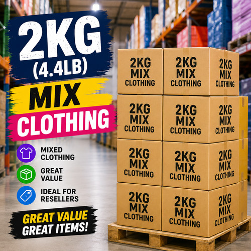2kg mixed clothing job lot - clothing,