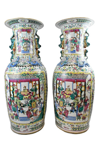 Large pair antique qing - of,