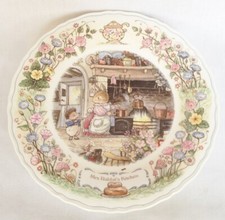 Foxwood Tales Wedgwood Plate -  Mrs Rabbit's Kitchen