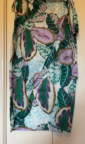 Next purple print tie - print, waist