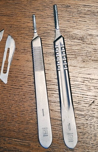 Hamilton bell scapel handles - scapel,