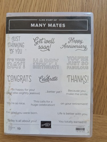 Stampin used many - many, mates
