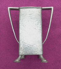 Rare Art Deco pewter vase