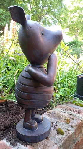 Piglet garden sculpture - piglet,