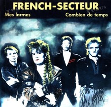 French-Secteur - Mes Larmes / Combien de Temps 7" (VG/VG) .*