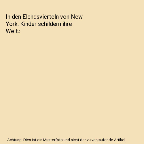 Den elendsvierteln von new - den,