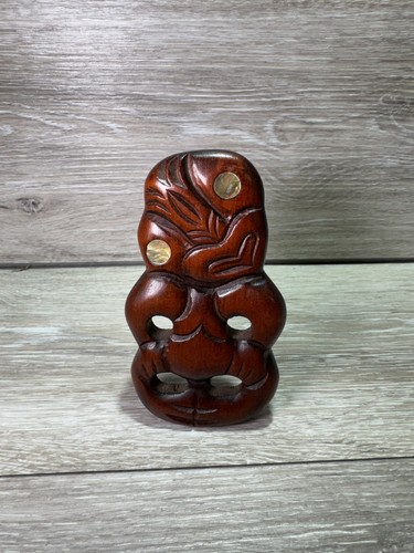 Vintage carved wooden - vintage, maori