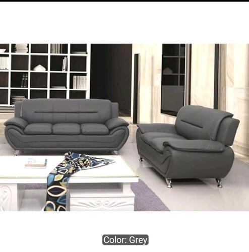 Eclipse grey faux leather - grey,