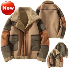 Winter Men Aviator Jacket Coat
