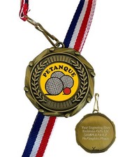 Pétanque 45mm Combo Medal &