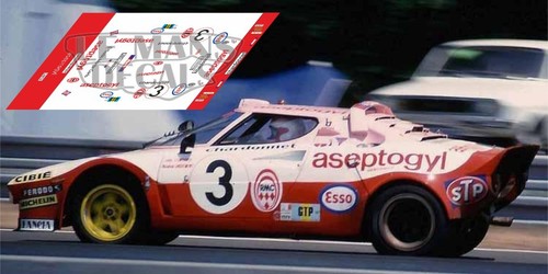 Decals lancia stratos - stratos, turbo